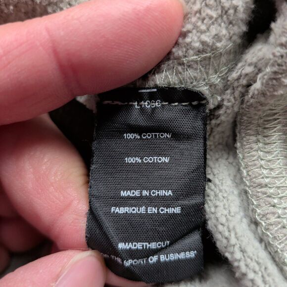 Cuts Clothing Anniversary Hoodie Mens L Gray Classic C Logo Patch - Picture 4 of 12